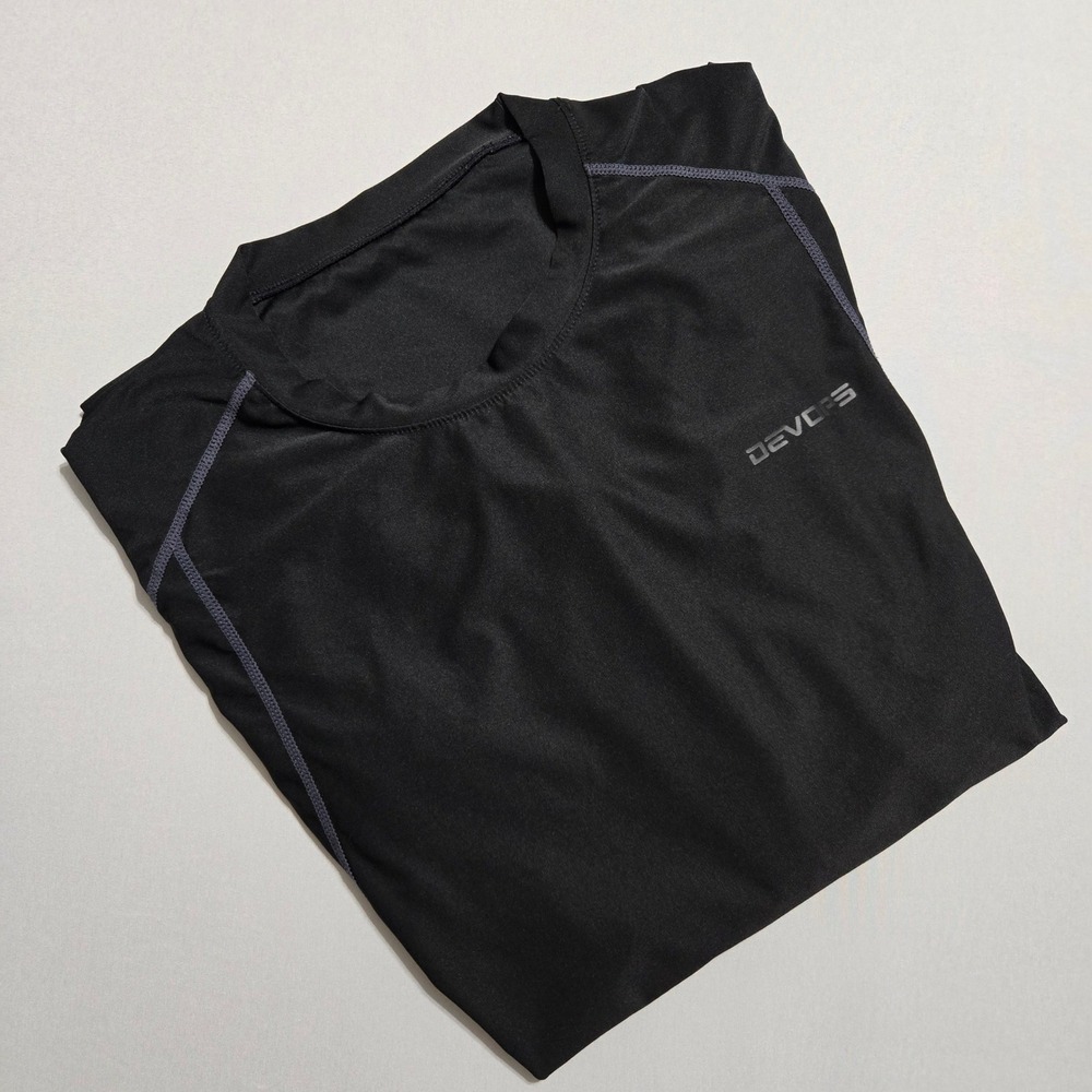 DEVOPS Compression Shirt XL Black Long Sleeve Athletic Base Layer Rash Guard